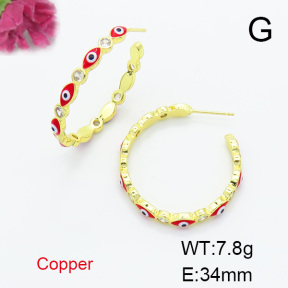 Fashion Copper Earrings  F6E301546bhva-L017
