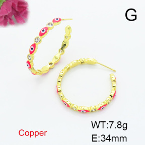 Fashion Copper Earrings  F6E301550bhva-L017