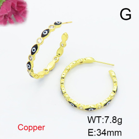 Fashion Copper Earrings  F6E301551bhva-L017