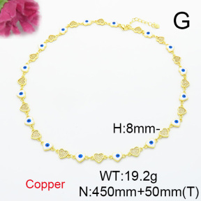 Fashion Copper Necklace  F6N300712aivb-L017