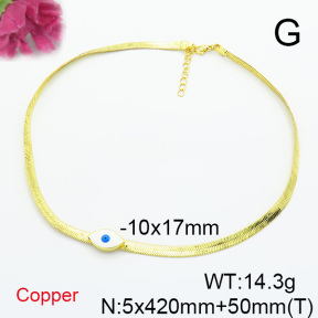 Fashion Copper Necklace  F6N300726bhva-L017