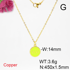 Fashion Copper Necklace  F6N300729vail-L017