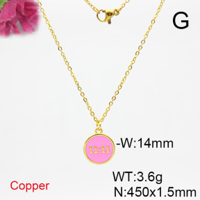 Fashion Copper Necklace  F6N300730vail-L017