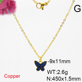 Fashion Copper Necklace  F6N403896avja-L017