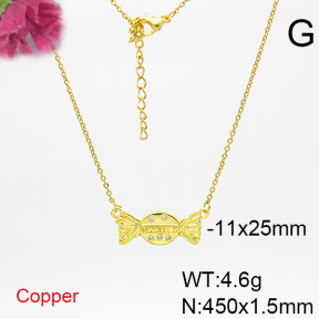 Fashion Copper Necklace  F6N403898baka-L017
