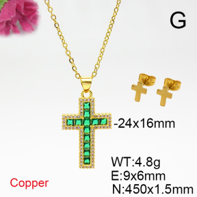 Fashion Copper Sets  F6S003674ablb-L017