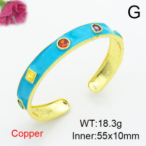 Fashion Copper Bangle  F6BA30134ahlv-L002