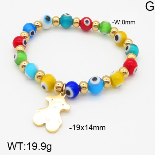 SS Bear Bracelets  TB5000184vbpb-685