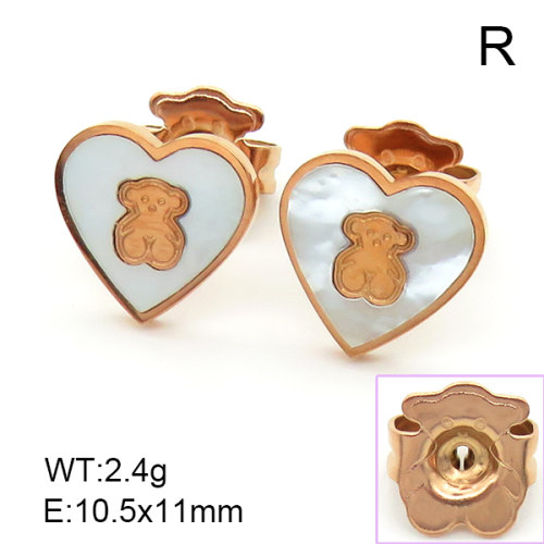 SS Bear Earrings  TE7000014bhia-659