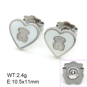 SS Bear Earrings  TE7000015vhha-659
