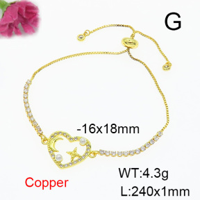 Fashion Copper Bracelet  F6B404980bbml-L024