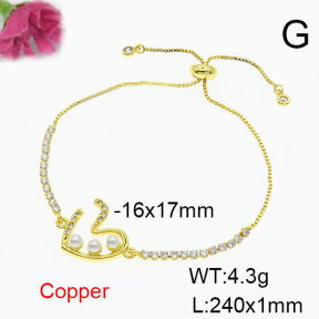 Fashion Copper Bracelet  F6B404983bbml-L024