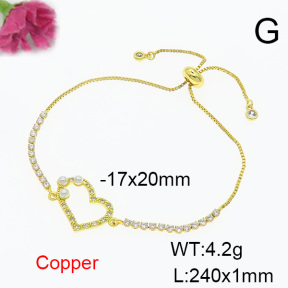 Fashion Copper Bracelet  F6B404984bbml-L024