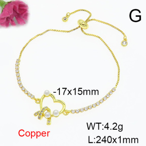 Fashion Copper Bracelet  F6B404985bbml-L024