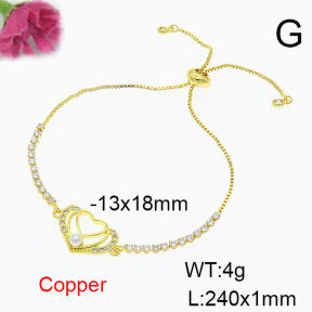 Fashion Copper Bracelet  F6B404986bbml-L024