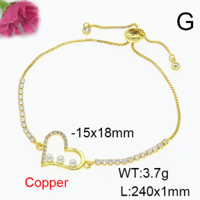 Fashion Copper Bracelet  F6B404988bbml-L024