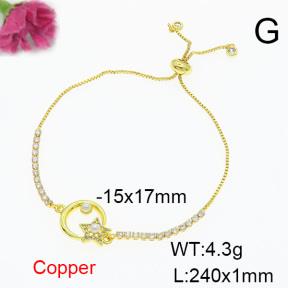 Fashion Copper Bracelet  F6B404990bbml-L024