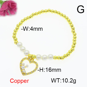 Fashion Copper Bracelet  F6B404999bbml-L024