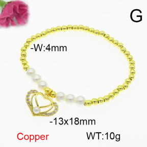 Fashion Copper Bracelet  F6B405000bbml-L024