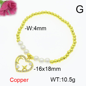Fashion Copper Bracelet  F6B405004bbml-L024