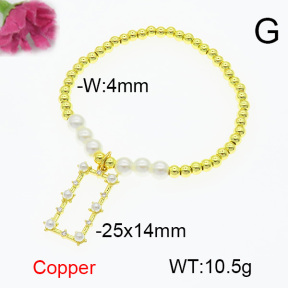 Fashion Copper Bracelet  F6B405011bbml-L024