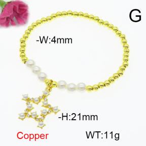 Fashion Copper Bracelet  F6B405012bbml-L024