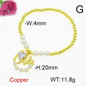 Fashion Copper Bracelet  F6B405013bbml-L024