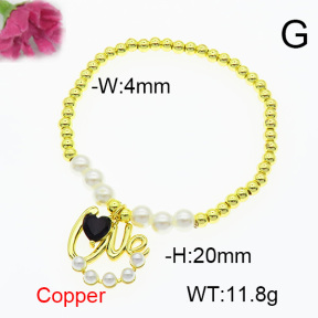 Fashion Copper Bracelet  F6B405014bbml-L024
