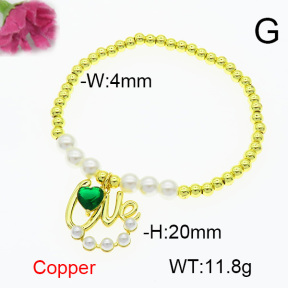 Fashion Copper Bracelet  F6B405015bbml-L024