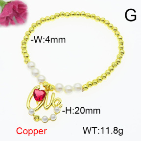 Fashion Copper Bracelet  F6B405017bbml-L024