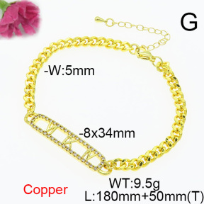 Fashion Copper Bracelet  F6B405019vbnb-L024