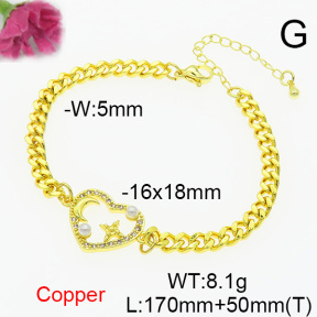 Fashion Copper Bracelet  F6B405021vbnb-L024