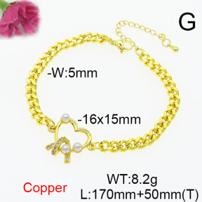 Fashion Copper Bracelet  F6B405023vbnb-L024