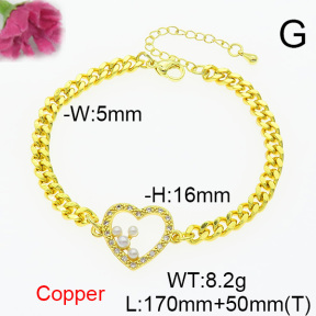 Fashion Copper Bracelet  F6B405024vbnb-L024