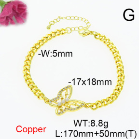 Fashion Copper Bracelet  F6B405025vbnb-L024