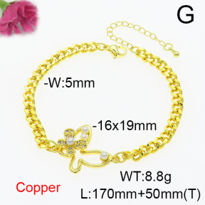 Fashion Copper Bracelet  F6B405026vbnb-L024