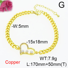 Fashion Copper Bracelet  F6B405027vbnb-L024