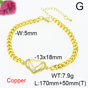Fashion Copper Bracelet  F6B405028vbnb-L024