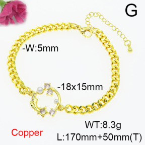 Fashion Copper Bracelet  F6B405030vbnb-L024
