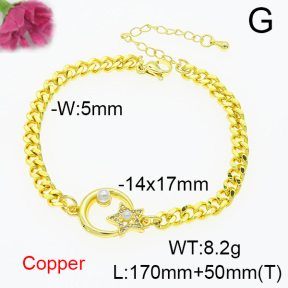 Fashion Copper Bracelet  F6B405031vbnb-L024