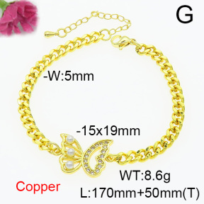 Fashion Copper Bracelet  F6B405033vbnb-L024