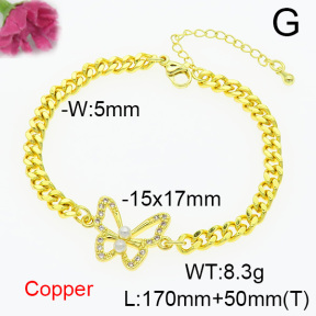 Fashion Copper Bracelet  F6B405035vbnb-L024