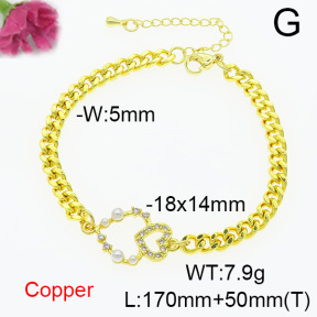 Fashion Copper Bracelet  F6B405036vbnb-L024