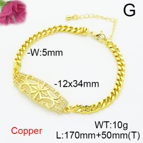 Fashion Copper Bracelet  F6B405038vbnb-L024