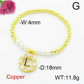 Fashion Copper Bracelet  F6B405058bbml-L024