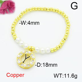 Fashion Copper Bracelet  F6B405071bbml-L024