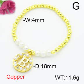 Fashion Copper Bracelet  F6B405074bbml-L024