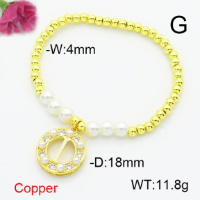 Fashion Copper Bracelet  F6B405081bbml-L024