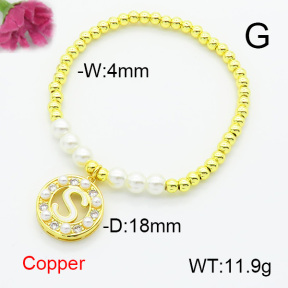 Fashion Copper Bracelet  F6B405091bbml-L024