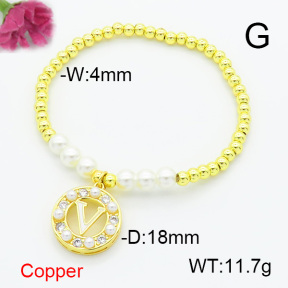 Fashion Copper Bracelet  F6B405094bbml-L024